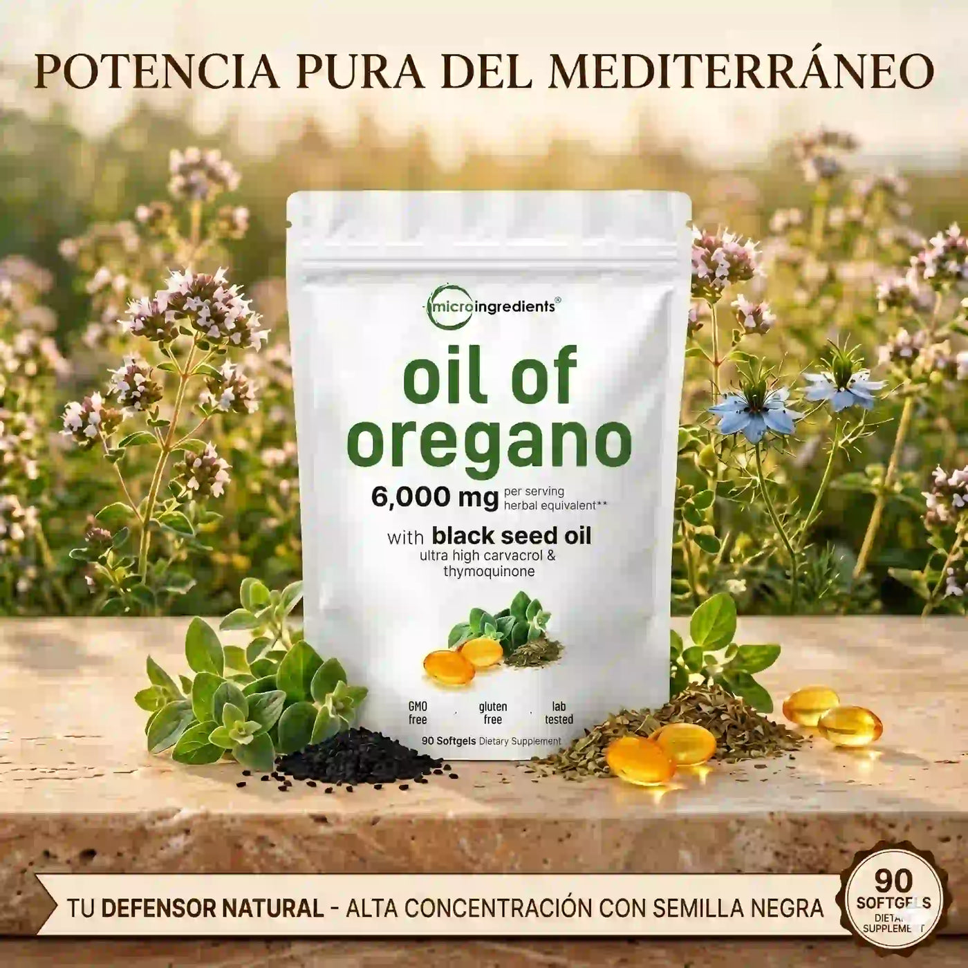 OIL OF OREGANO MICROINGREDIENTS